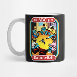 The ABCs of Beating the Odds Retro Book cover Mug